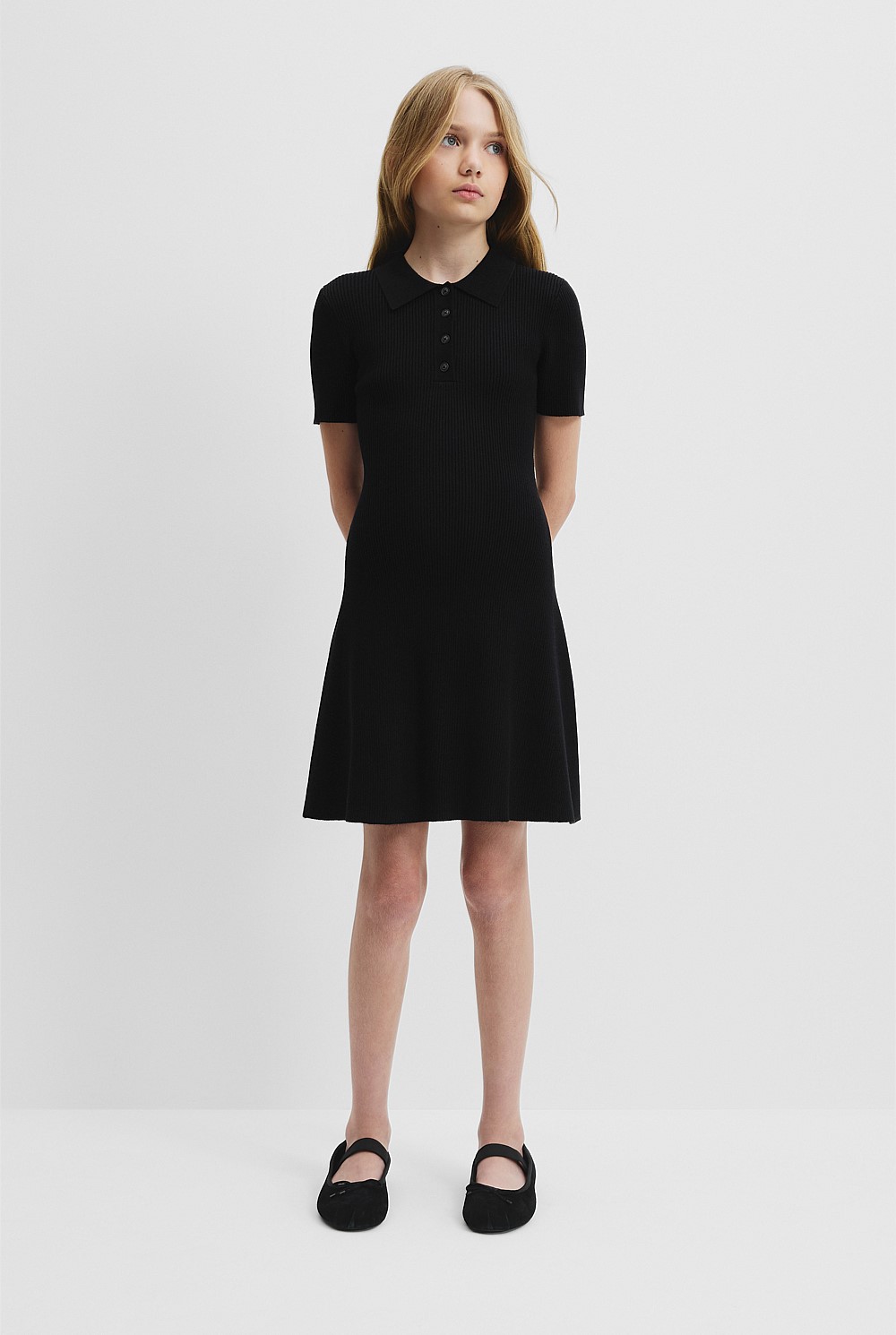 Teen Polo Knit Dress