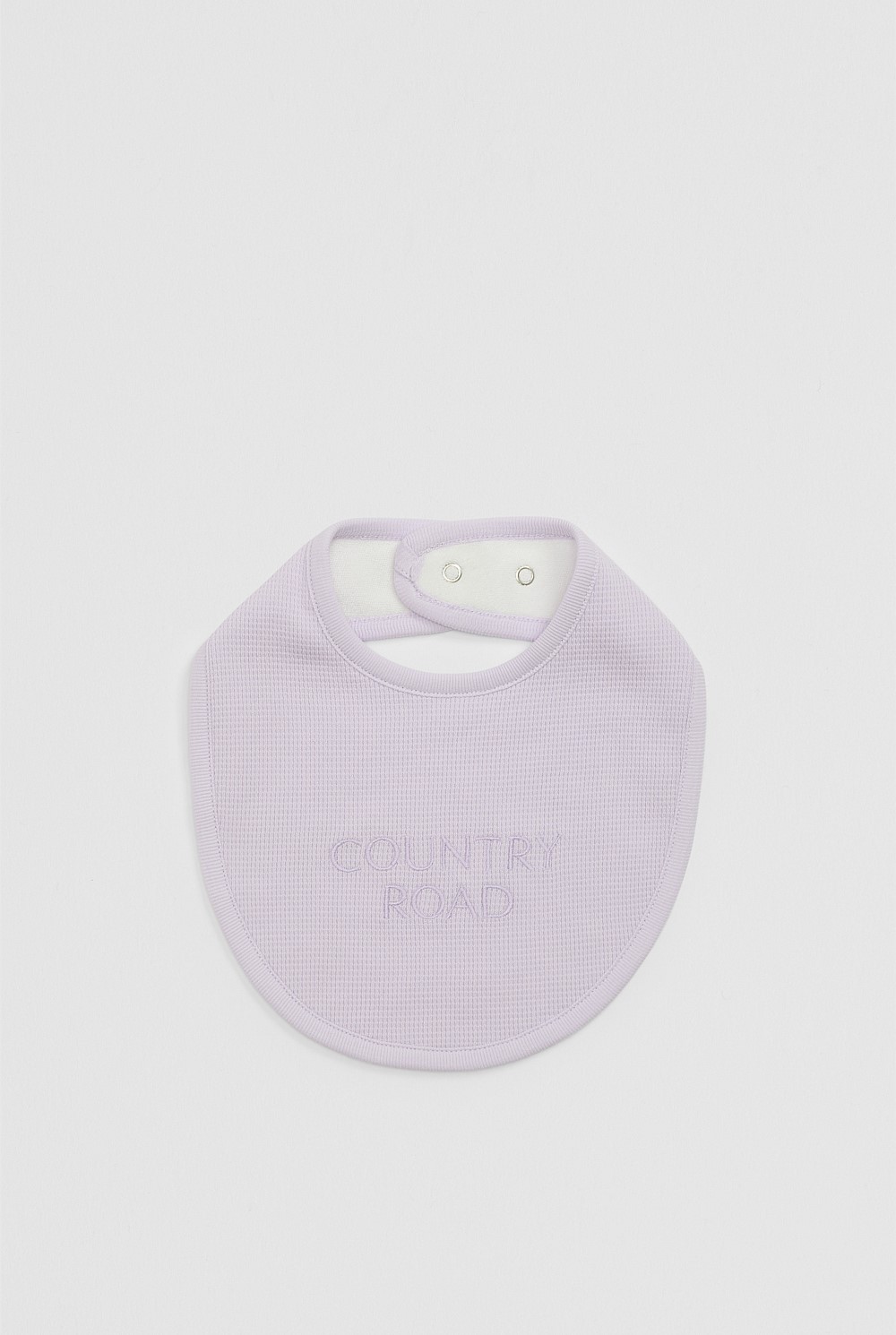 Organically Grown Cotton Waffle Bib