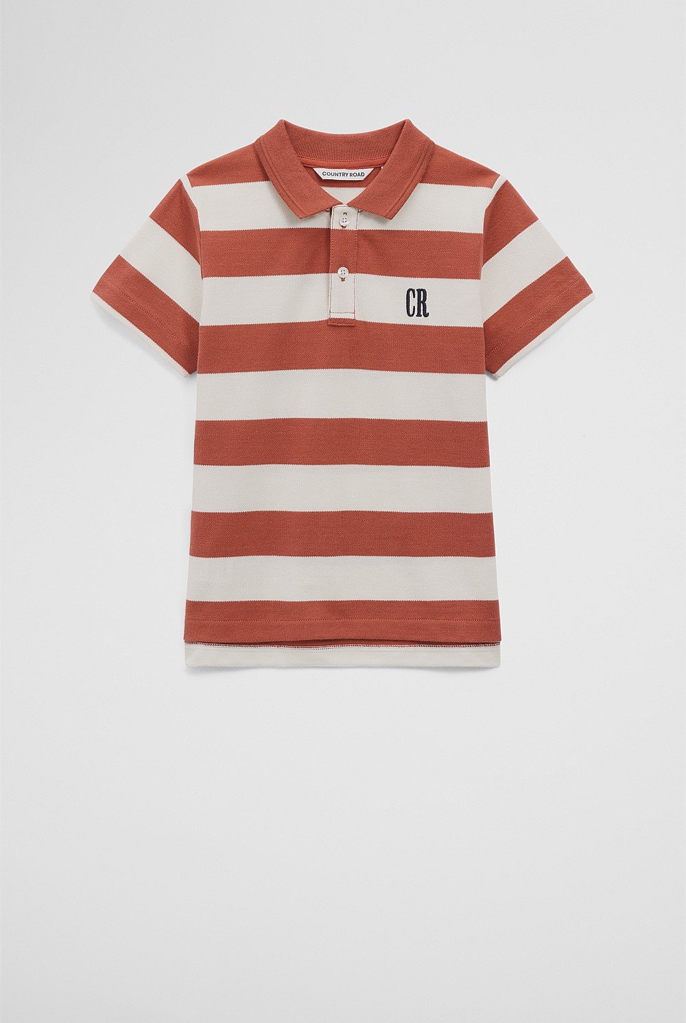 Organically Grown Cotton Logo Polo Shirt