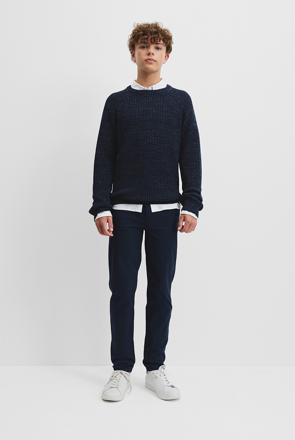 Teen Crew Neck Knit