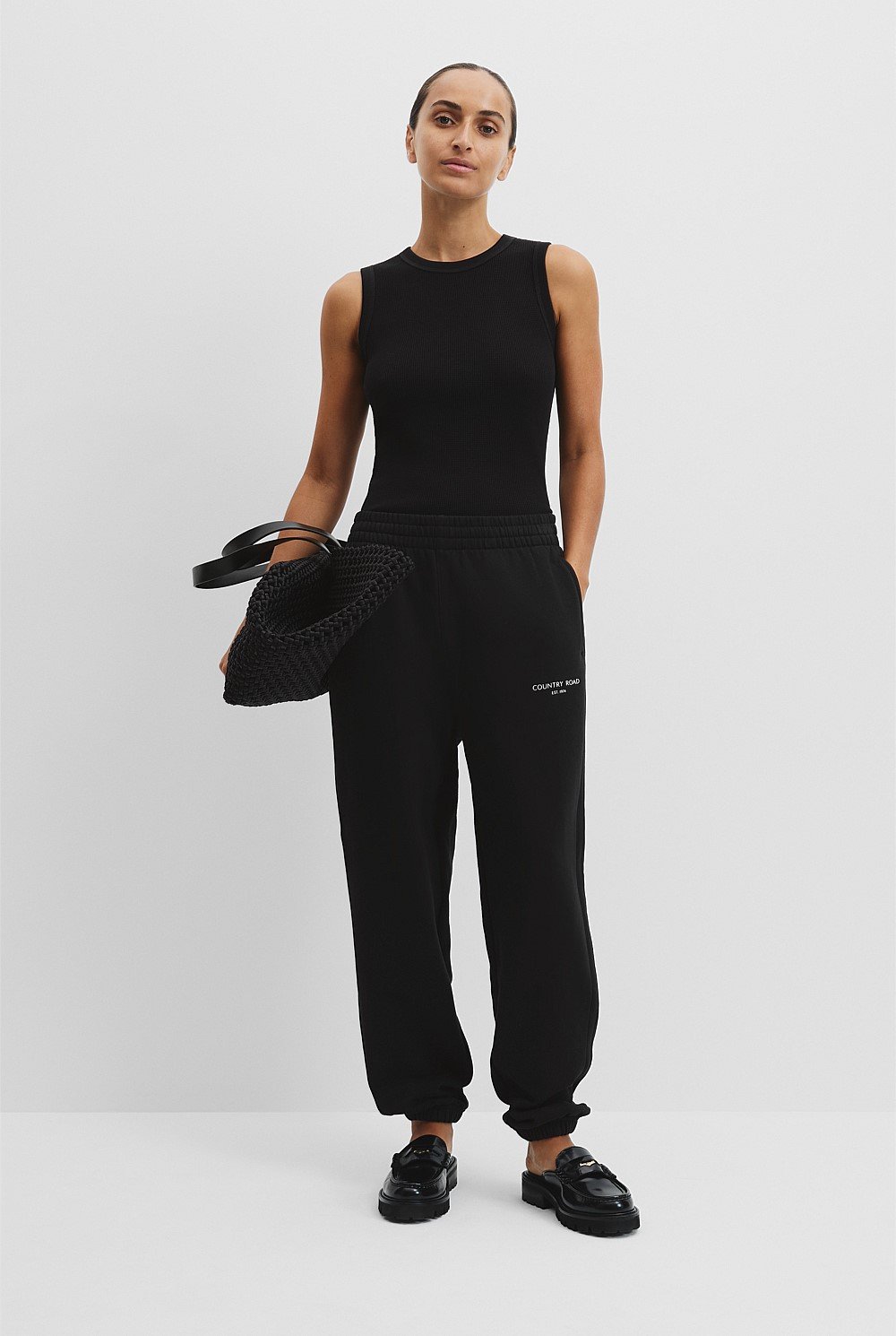 Australian Cotton Logo Track Pant