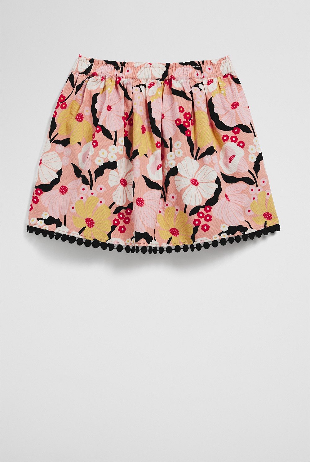 Floral Cord Skirt