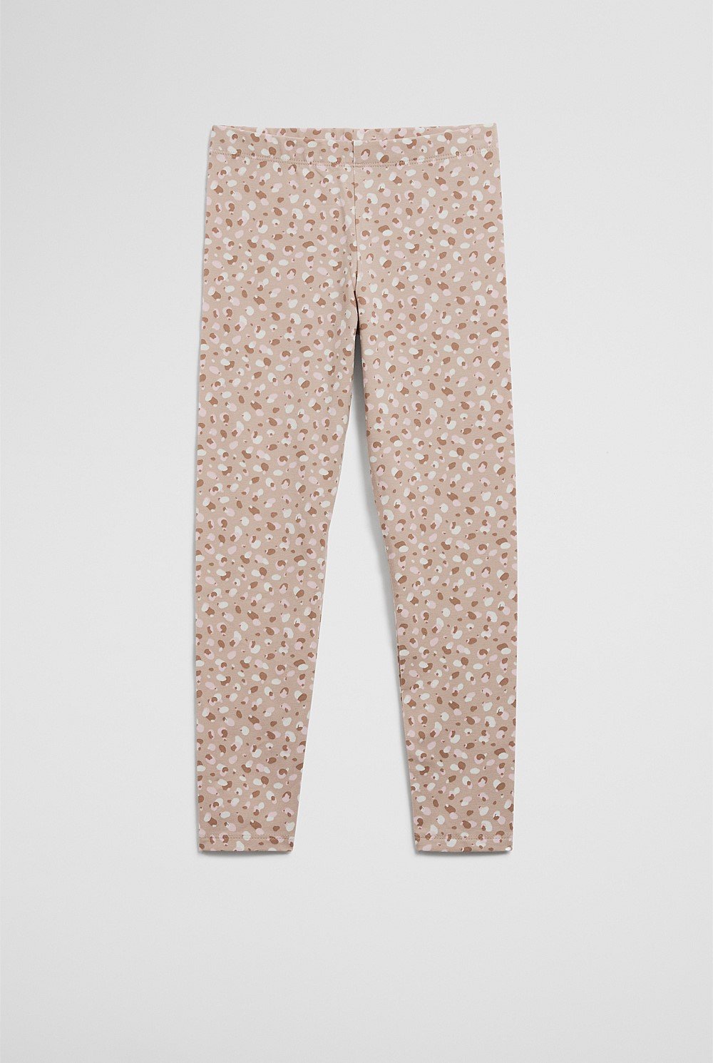 Organically Grown Cotton Blend Leopard Legging