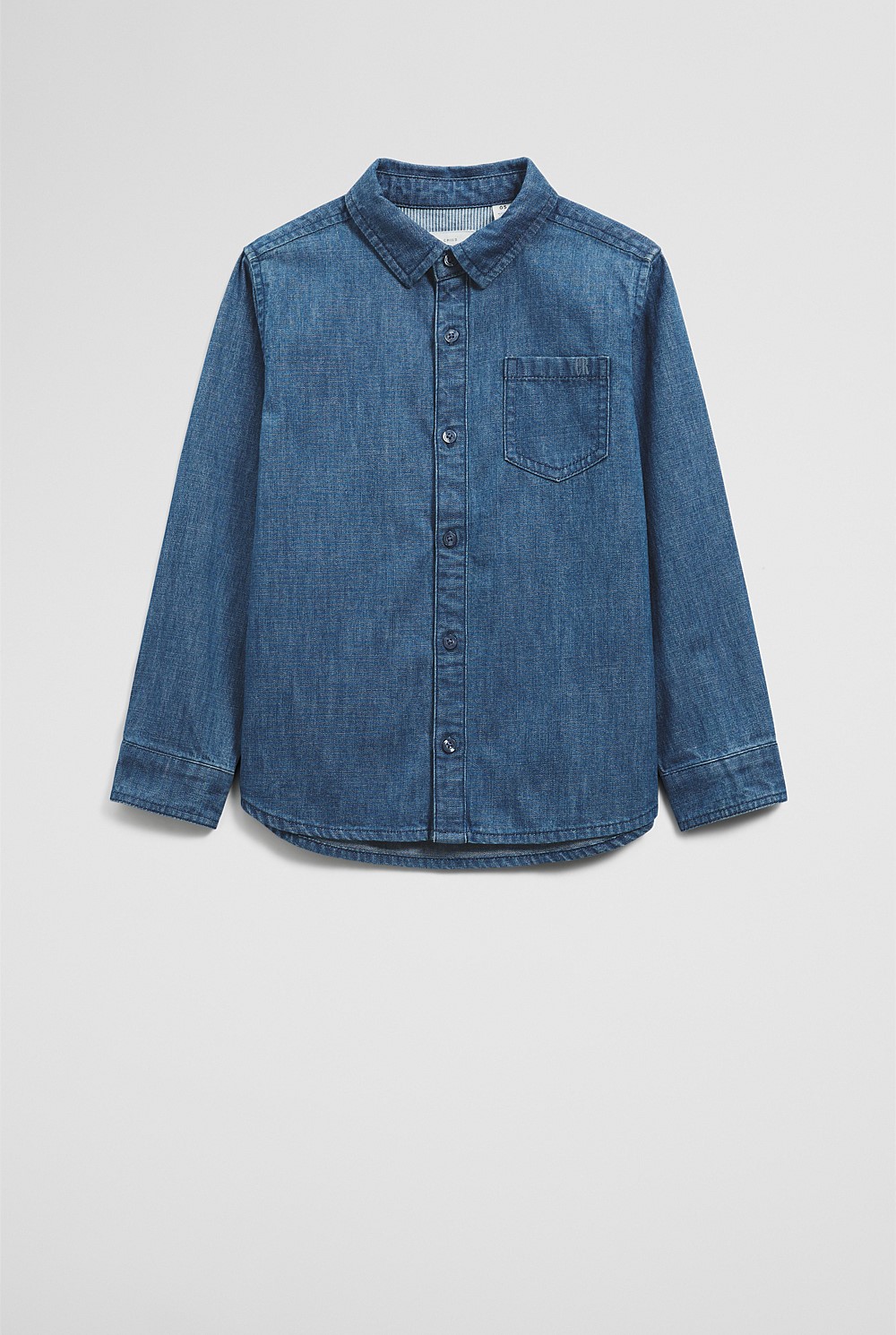 Organically Grown Cotton Denim Shirt