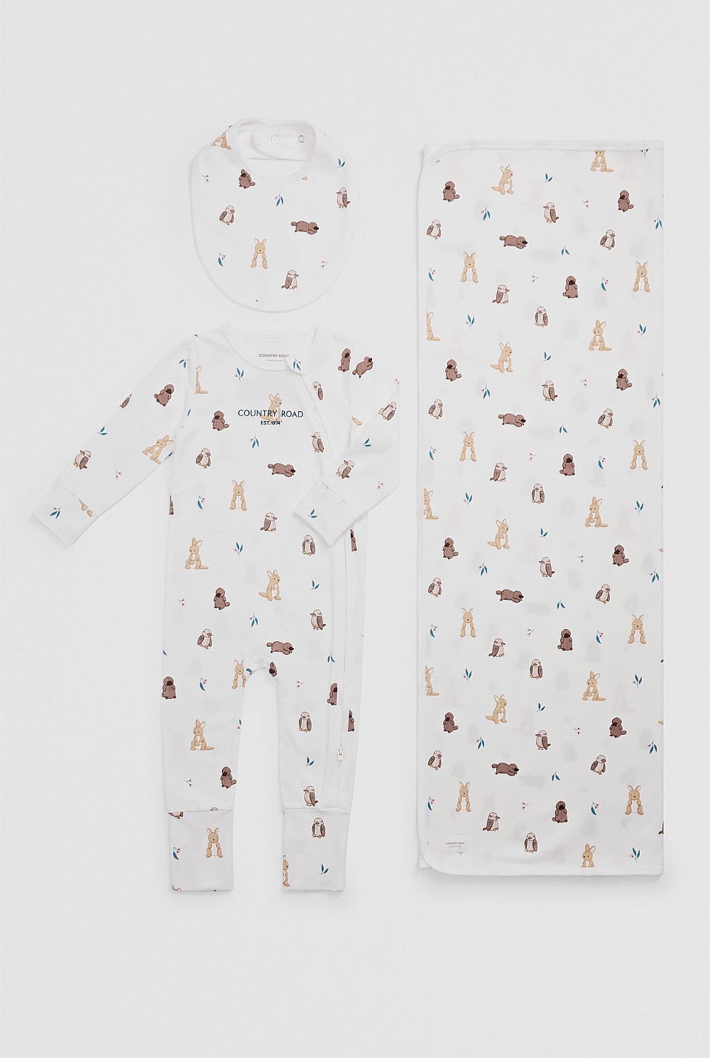 Organically Grown Cotton Animal Gift Box