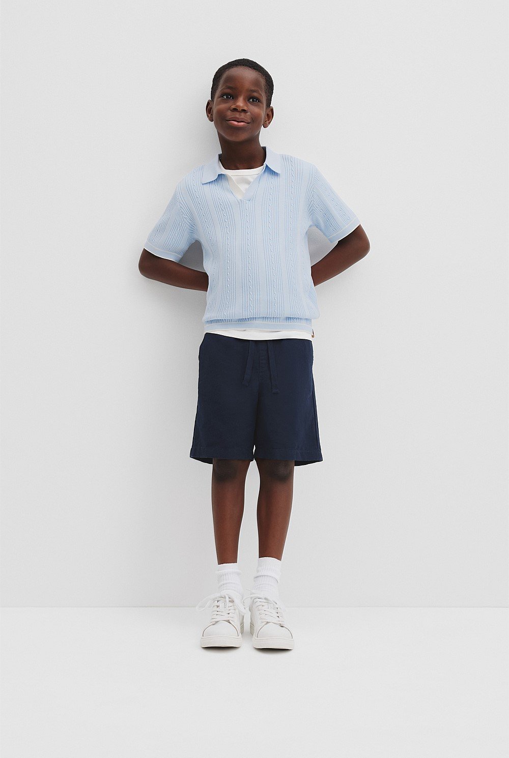 Organically Grown Cotton Knit Polo