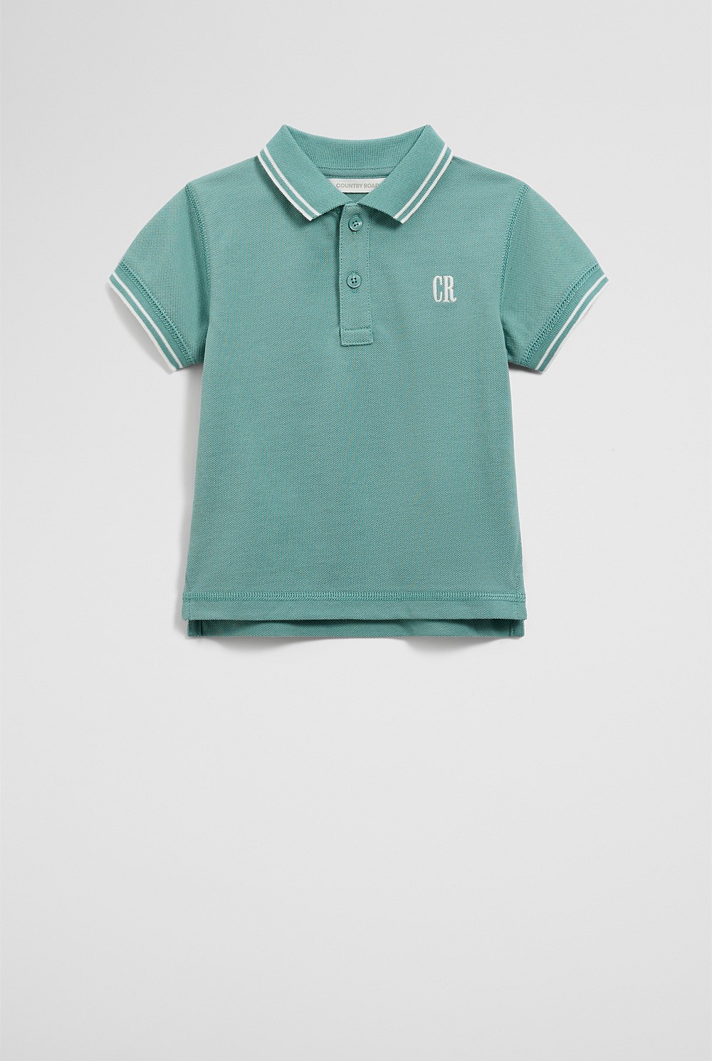 Organically Grown Cotton Logo Polo Shirt