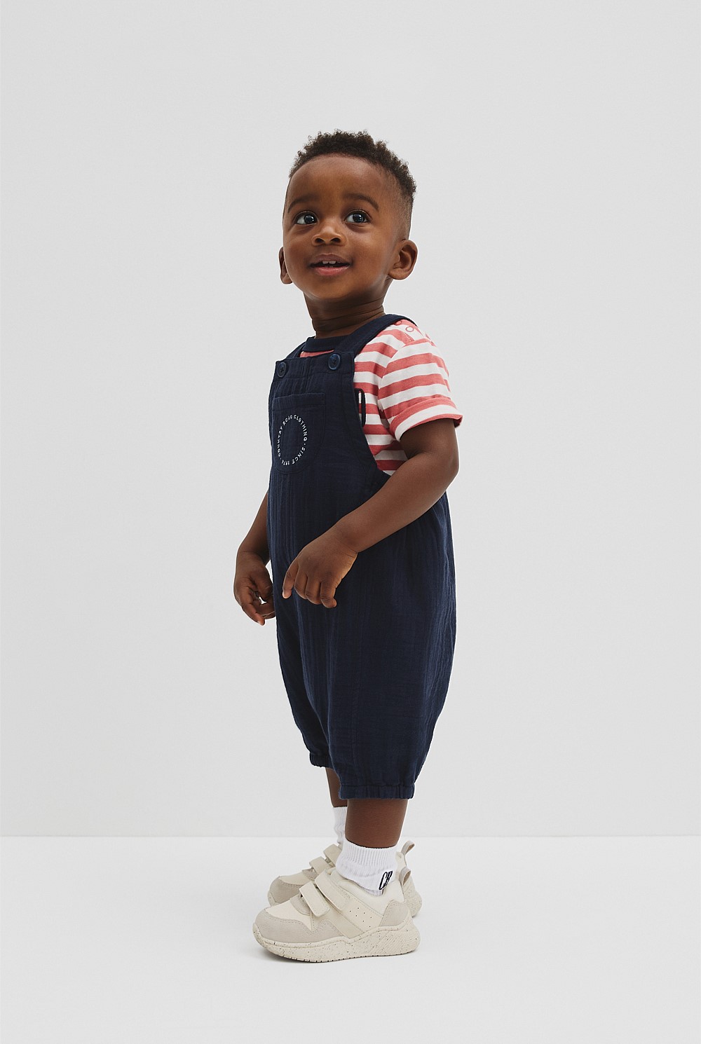 Textured Unisex Overall