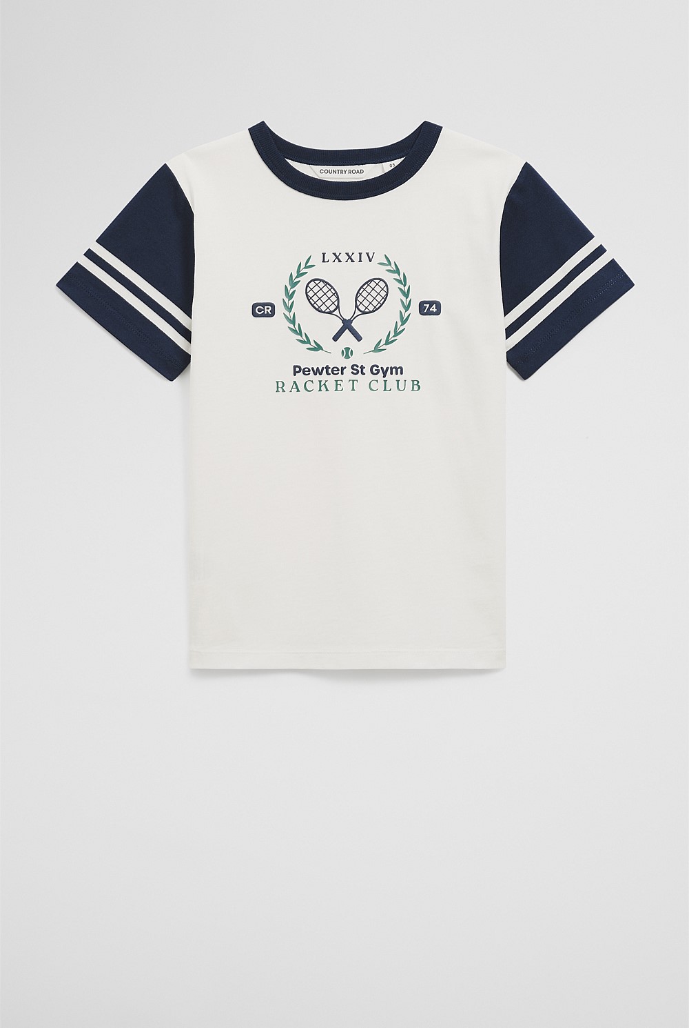 Organically Grown Cotton Racket Club T-Shirt