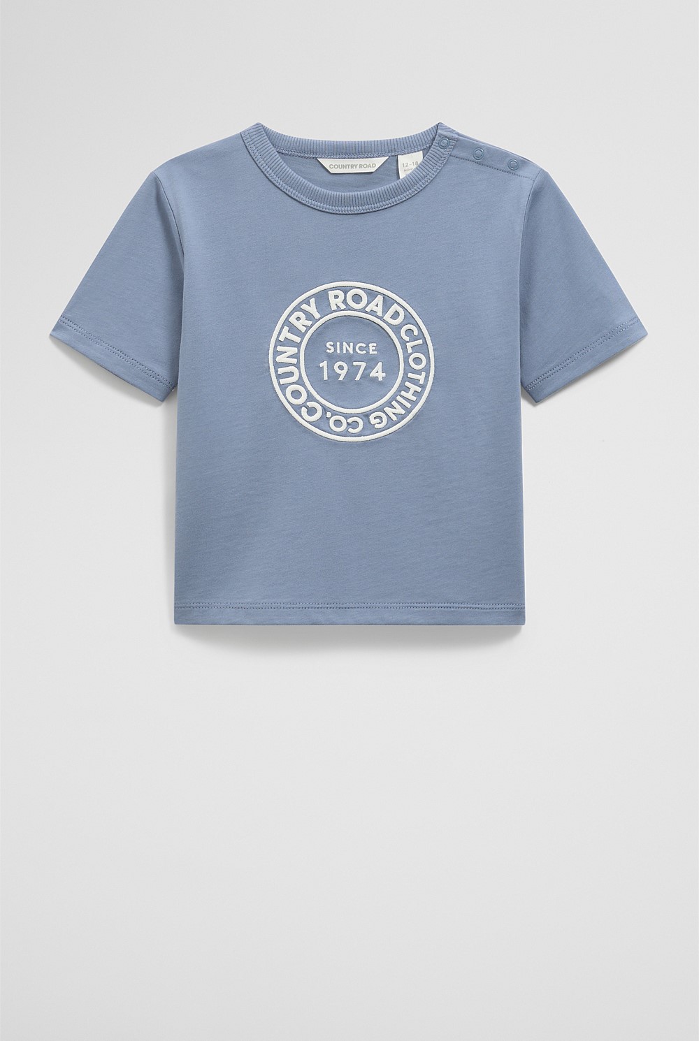 Australian Cotton Oversize Circle Logo T-Shirt