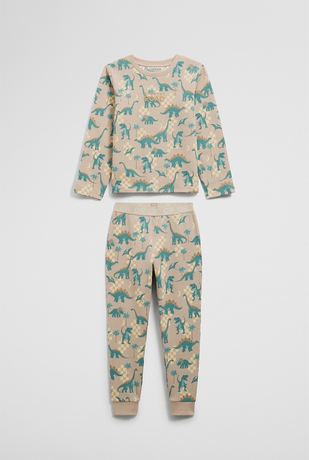 Australian Cotton Dino Print Pyjama Set