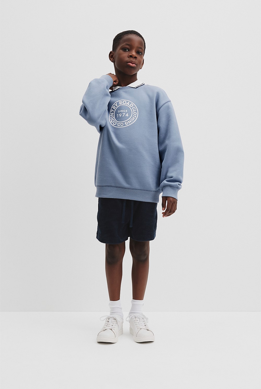 Australian Cotton Oversized Circle Logo Sweat