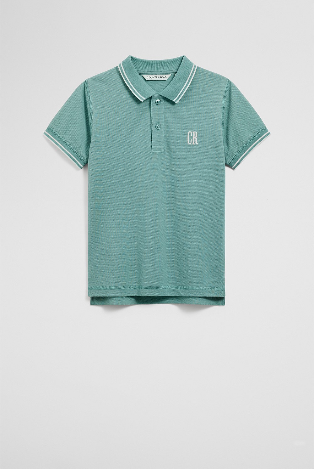 Organically Grown Cotton Logo Polo Shirt