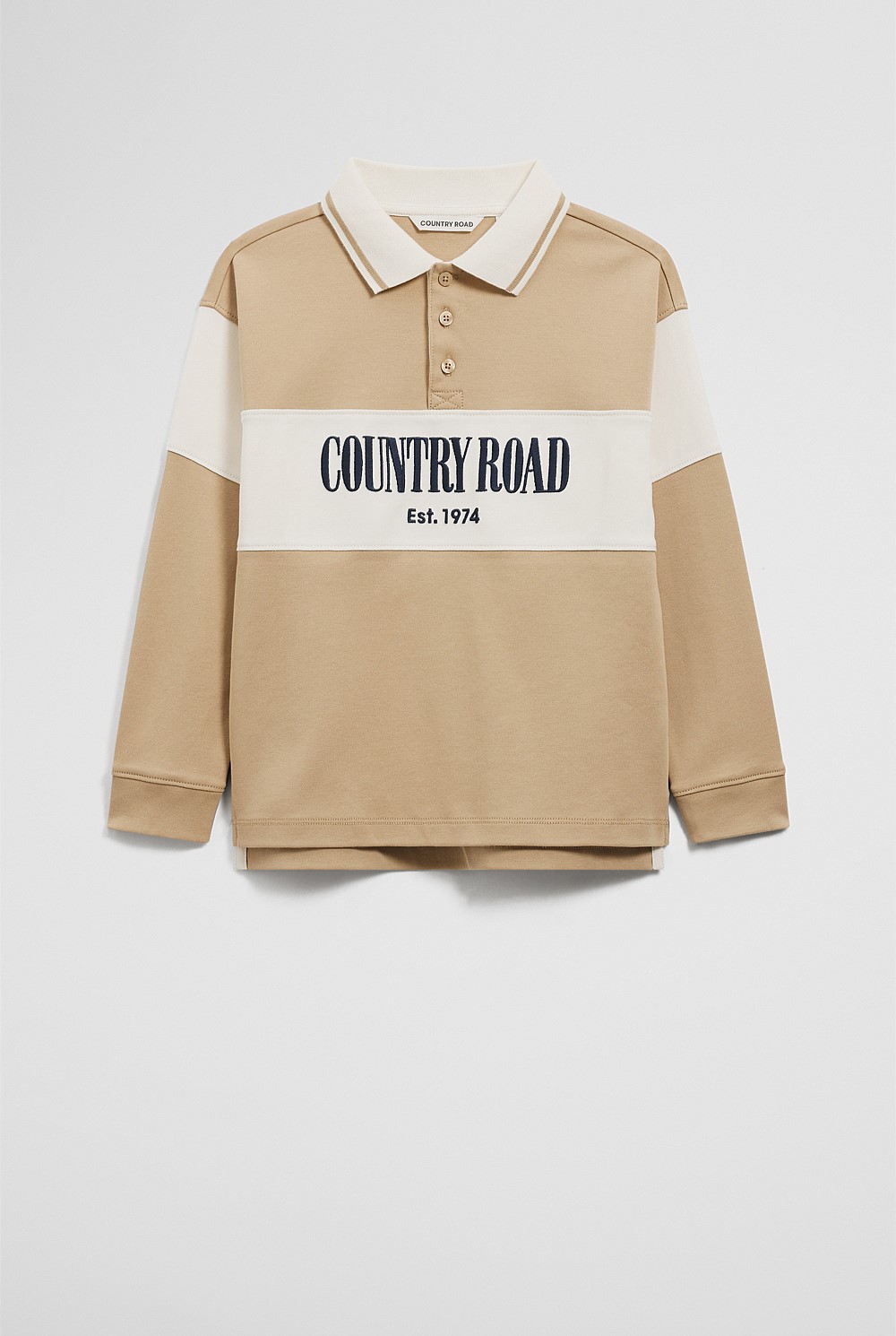 Organically Grown Cotton Stripe Rugby Top