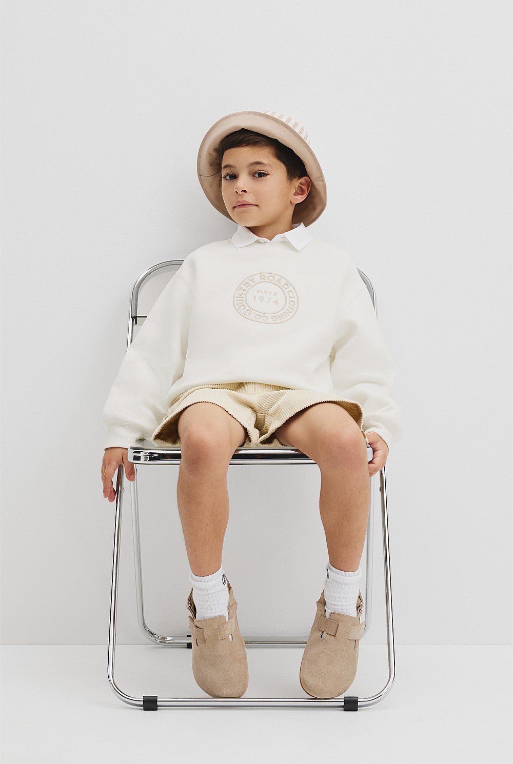 Australian Cotton Oversized Circle Logo Sweat