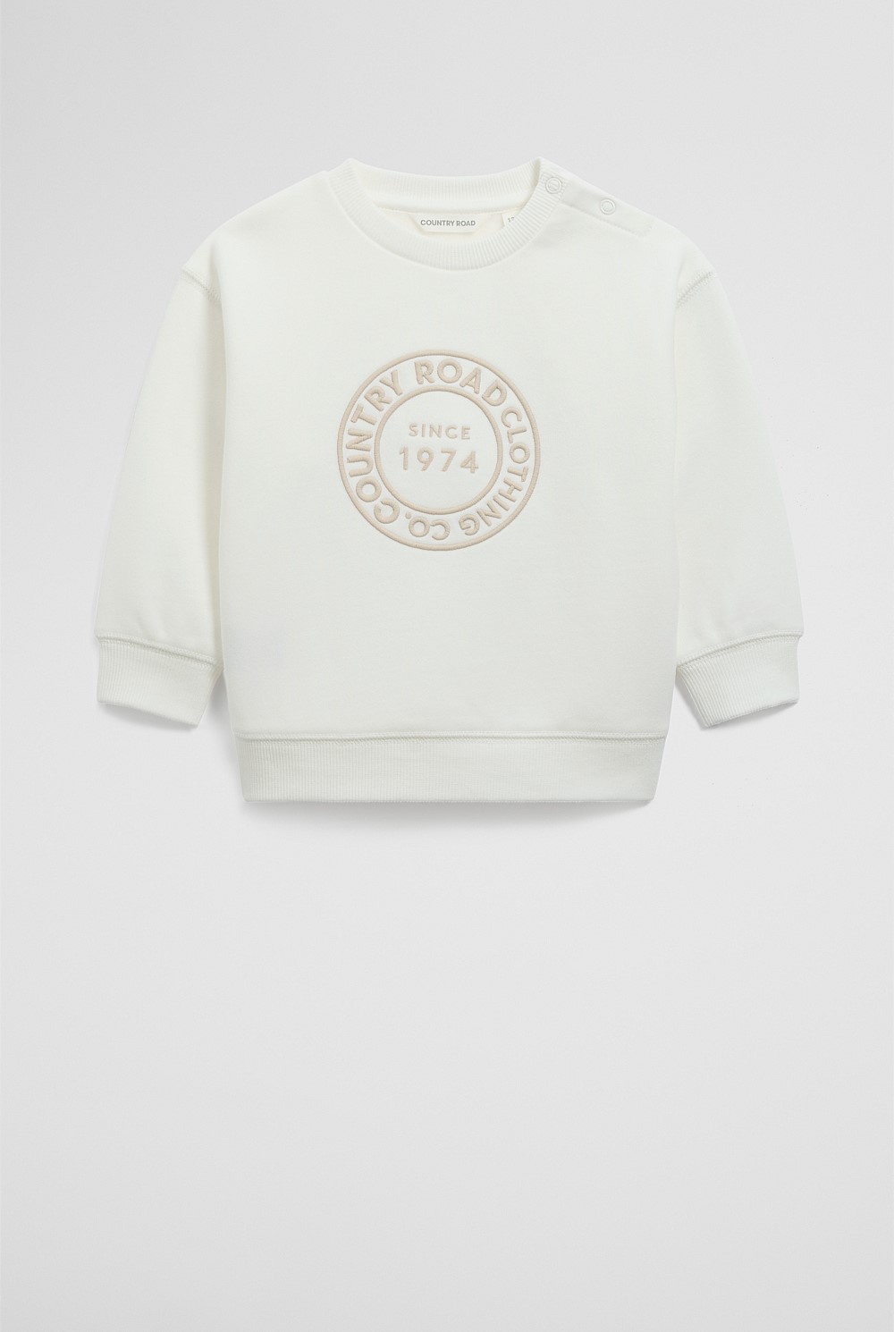 Australian Cotton Oversized Circle Logo Sweat