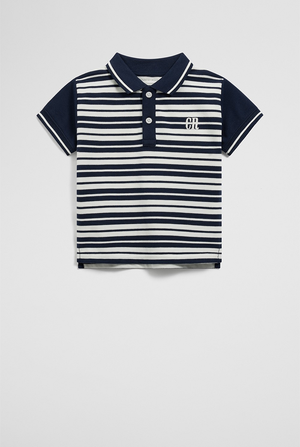 Organically Grown Cotton Country Road Logo Polo Shirt