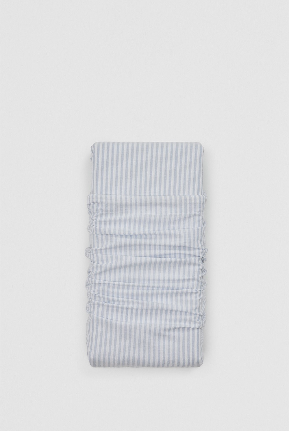 Brae Australian Cotton Stripe King Flat Sheet