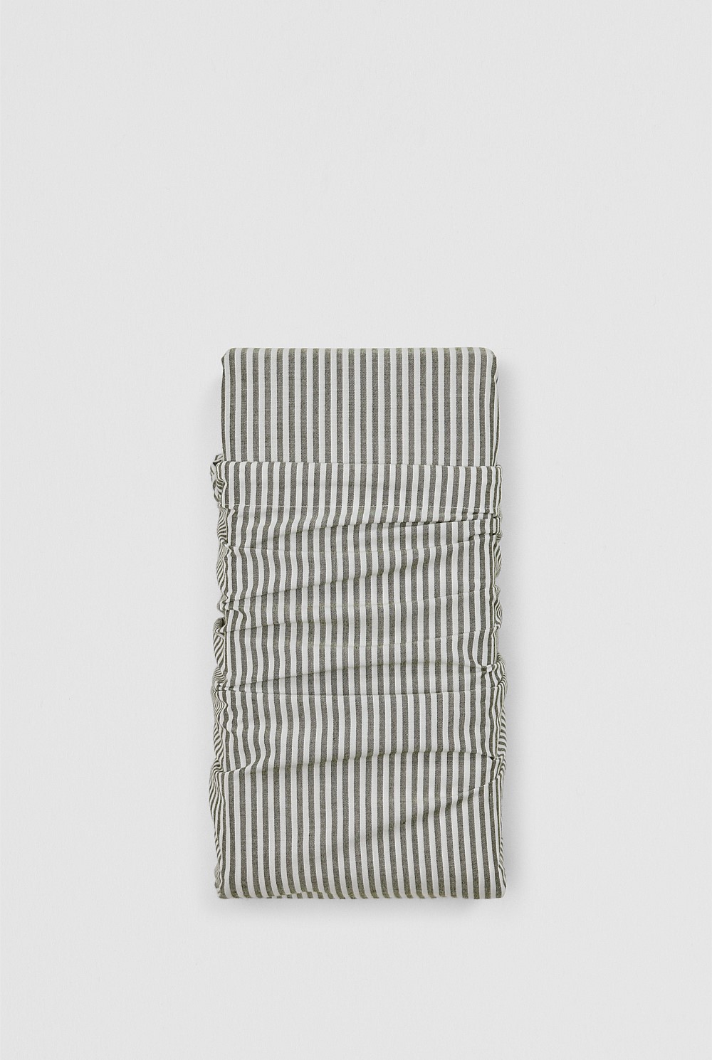Brae Australian Cotton Stripe Queen Flat Sheet