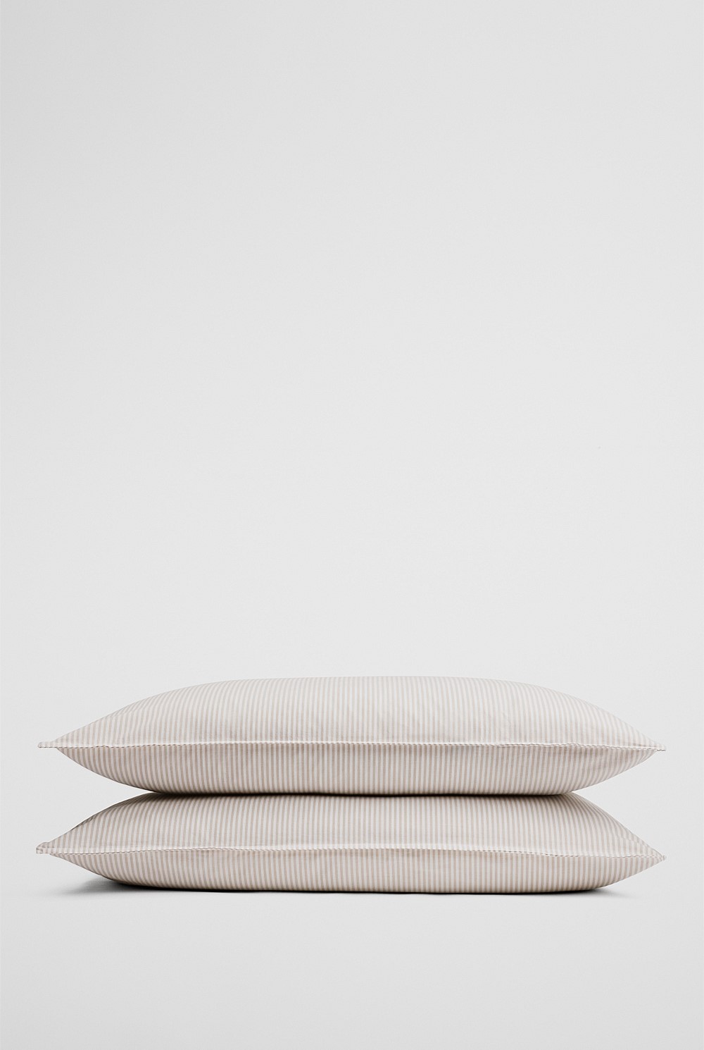 Brae Australian Cotton Stripe Standard Pillowcase Pair