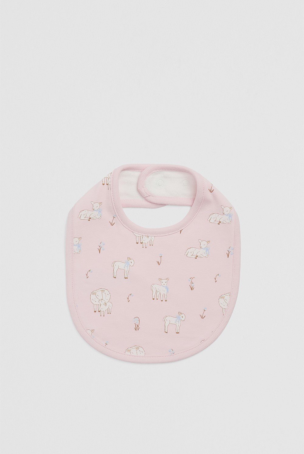 Lamb Print Bib