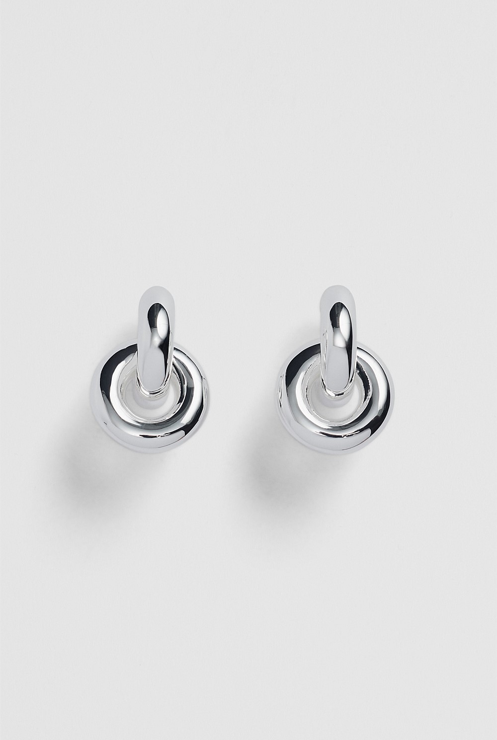 Chunky Hoop Stud Earring