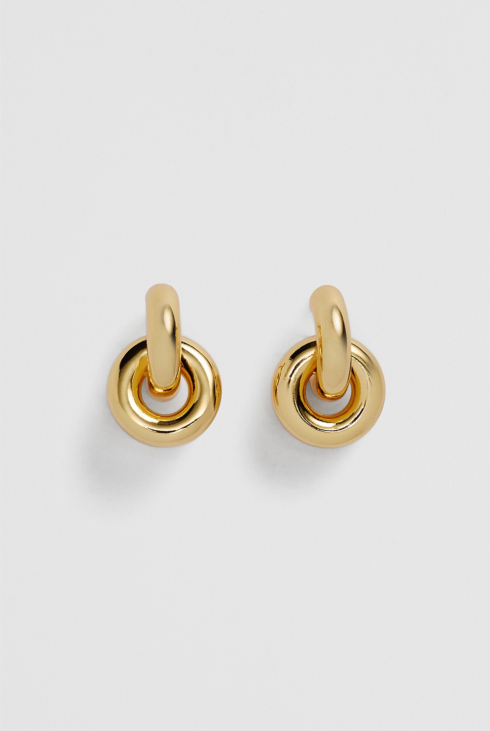 Chunky Hoop Stud Earring