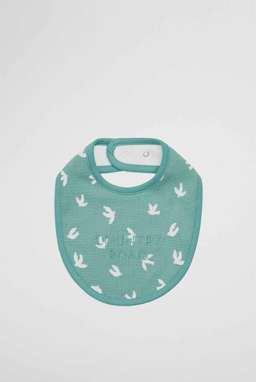 Organically Grown Cotton Waffle Bib