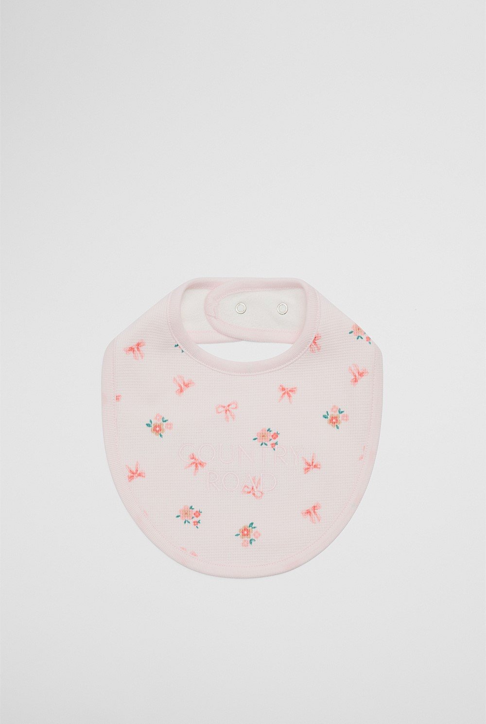 Organically Grown Cotton Waffle Bib
