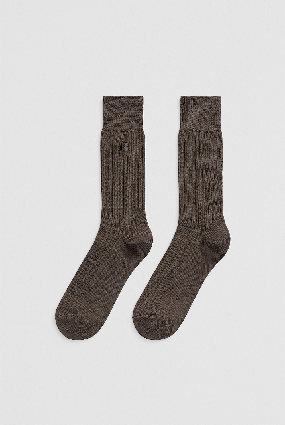 Australian Cotton Blend CR Rib Crew Sock