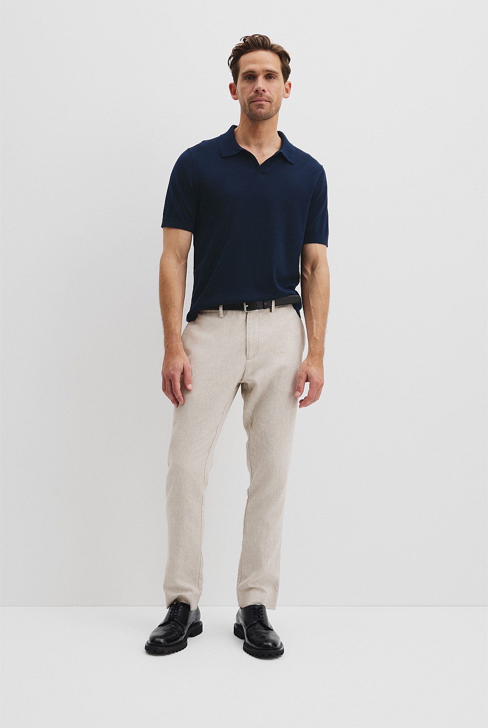 Australian Cotton Blend Silk Trophy Polo