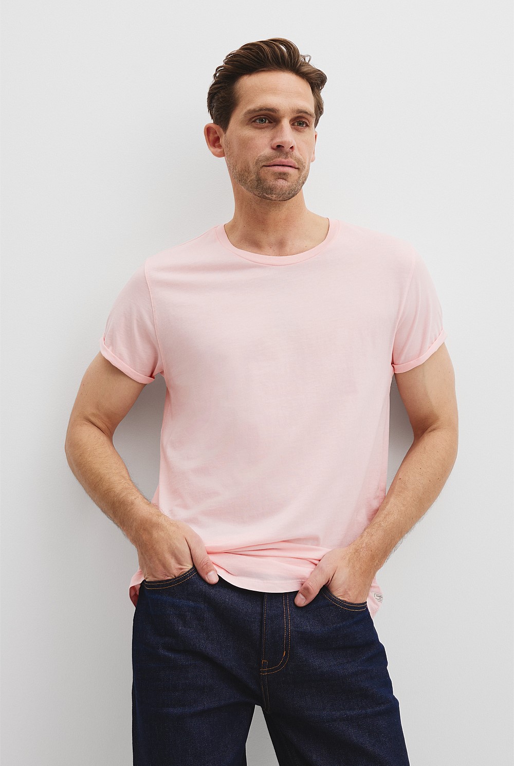 Australian Cotton Longline Garment Dye T-Shirt