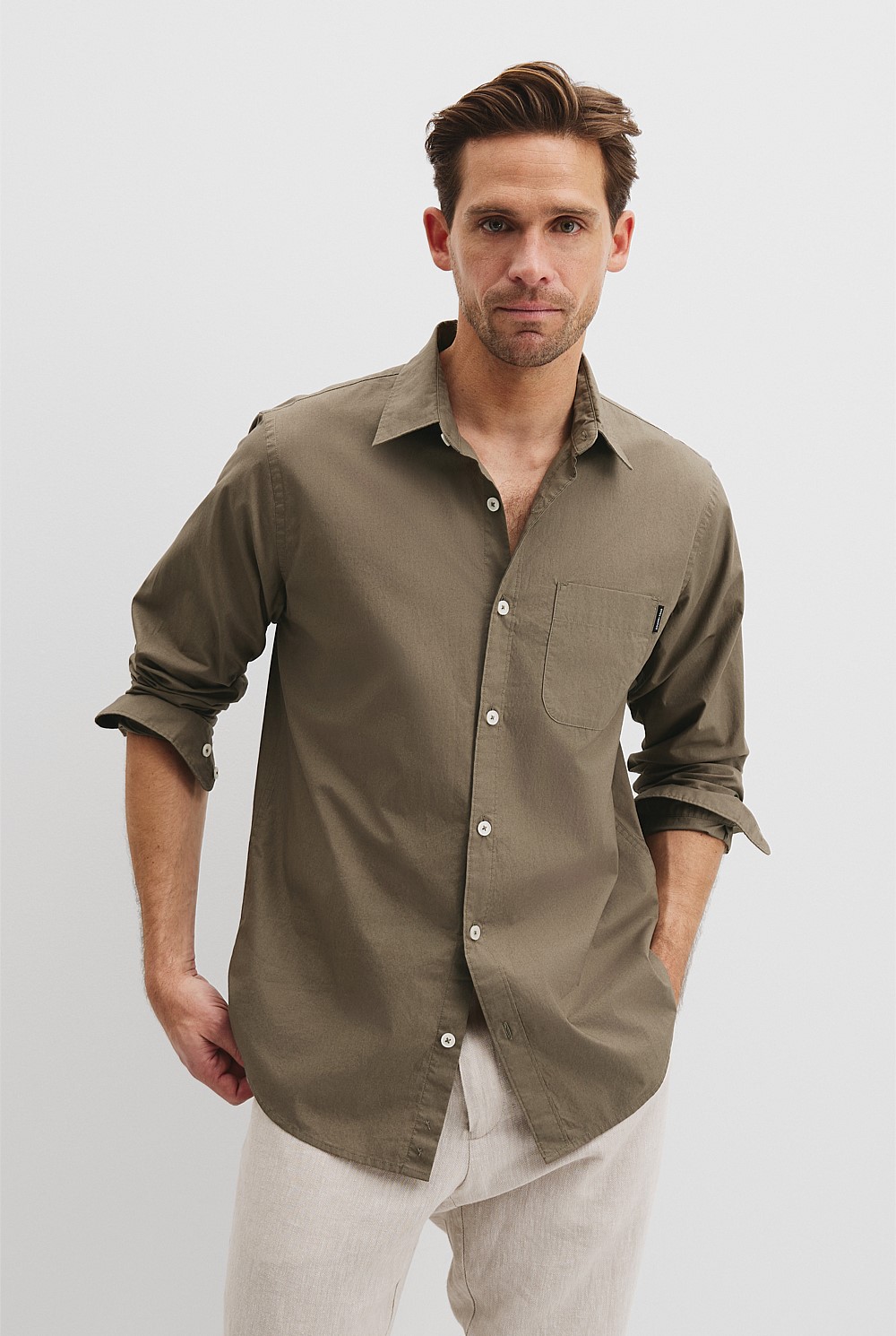 Australian Cotton Poplin Shirt
