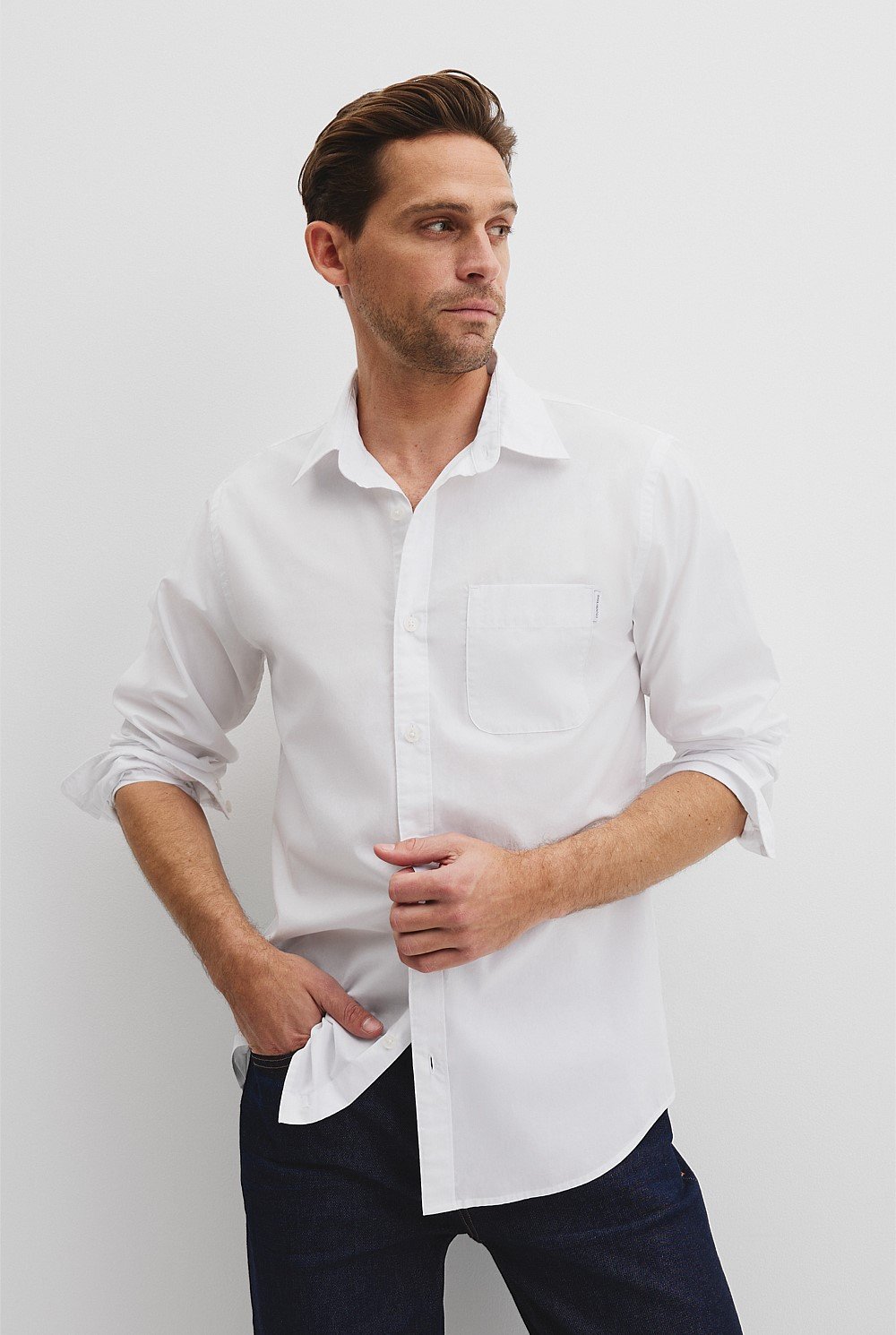 Australian Cotton Poplin Shirt
