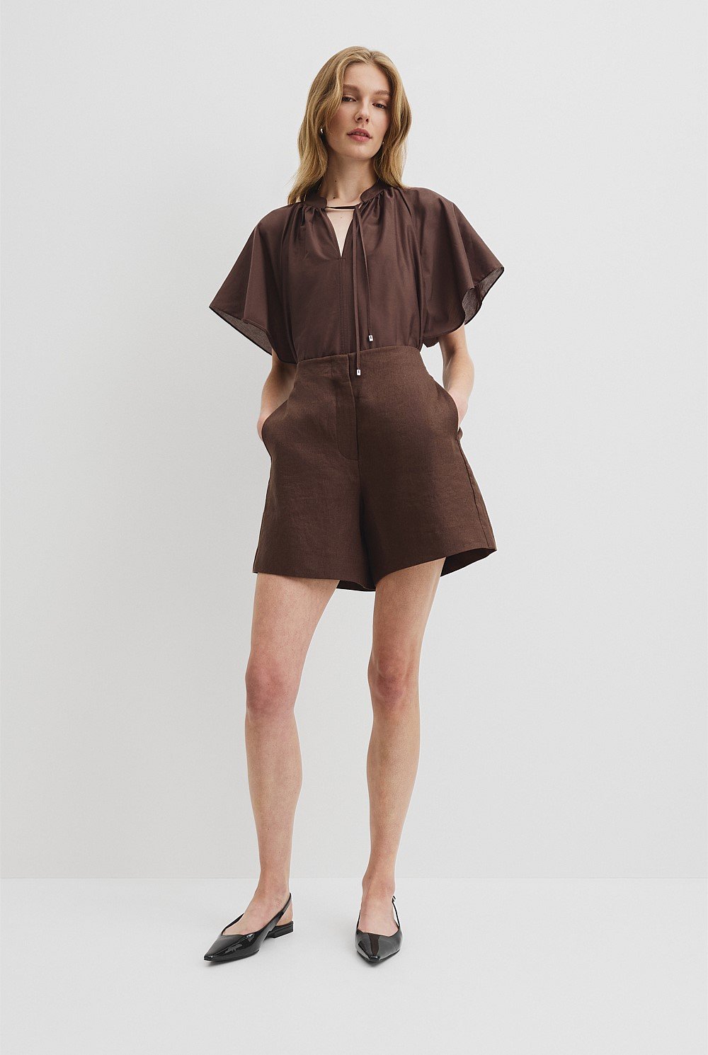 Organically Grown Linen Suit Short