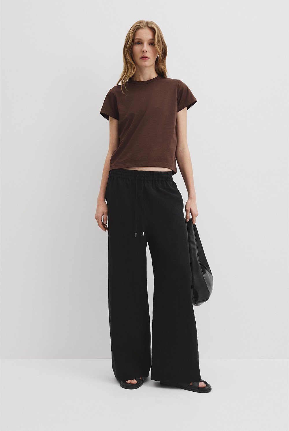 Organically Grown Linen Pull-On Pant