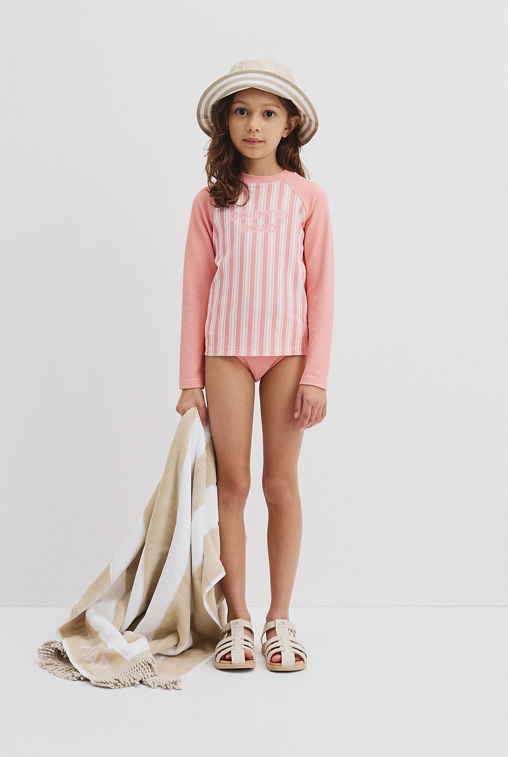 Stripe Logo Rash Vest