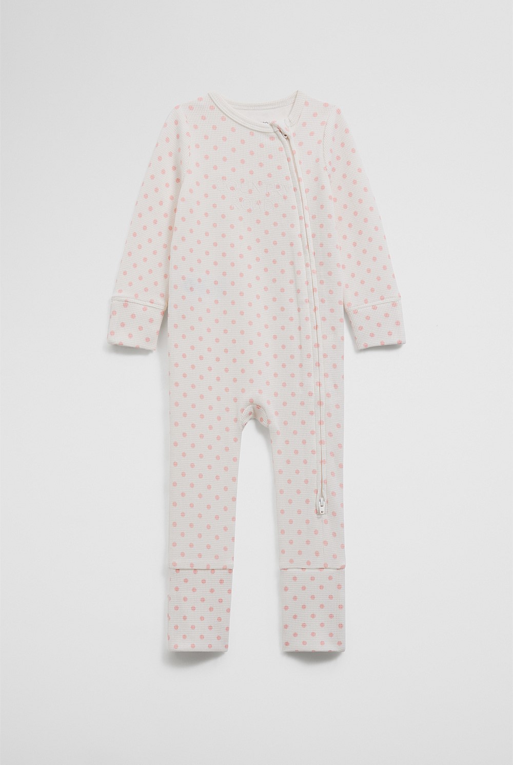Organically Grown Cotton Waffle Jumpsuit