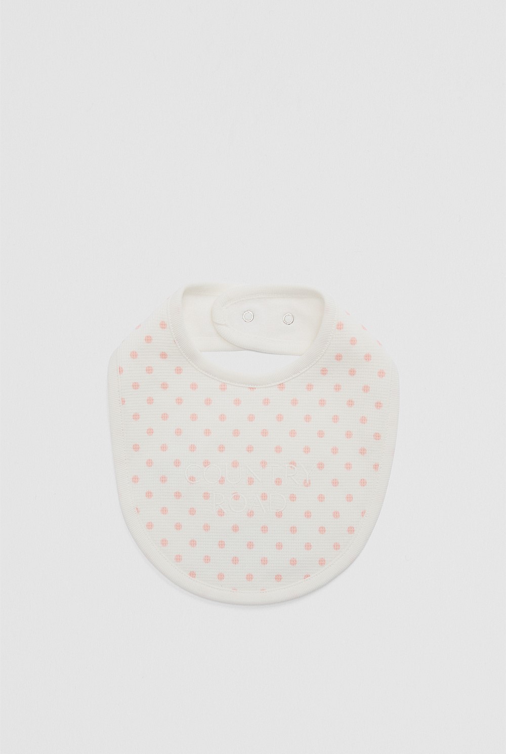 Organically Grown Cotton Waffle Bib