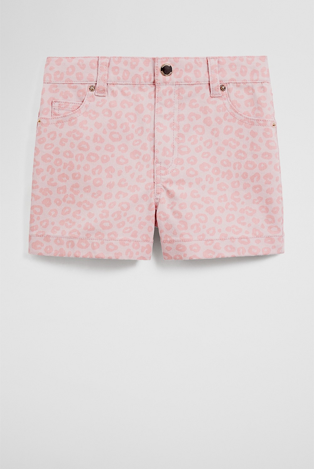 Hi Rise Denim Short