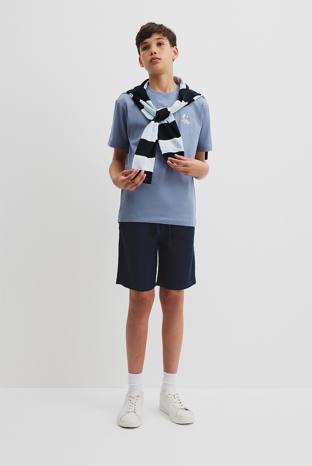 Teen Australian Cotton Island Print T-Shirt