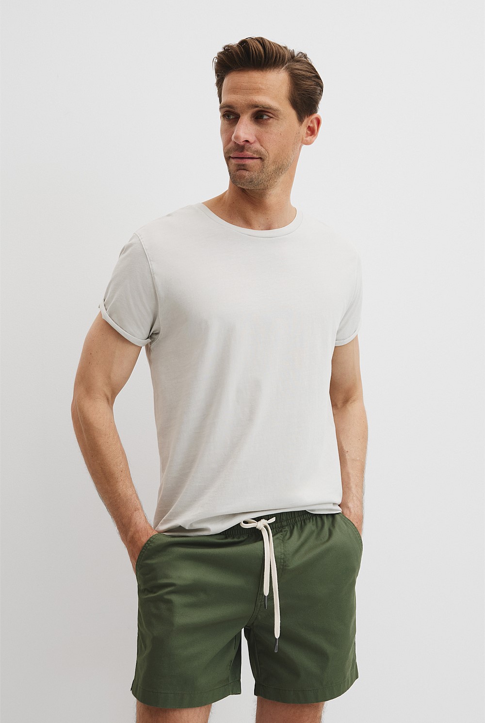 Australian Cotton Longline Garment Dye T-Shirt