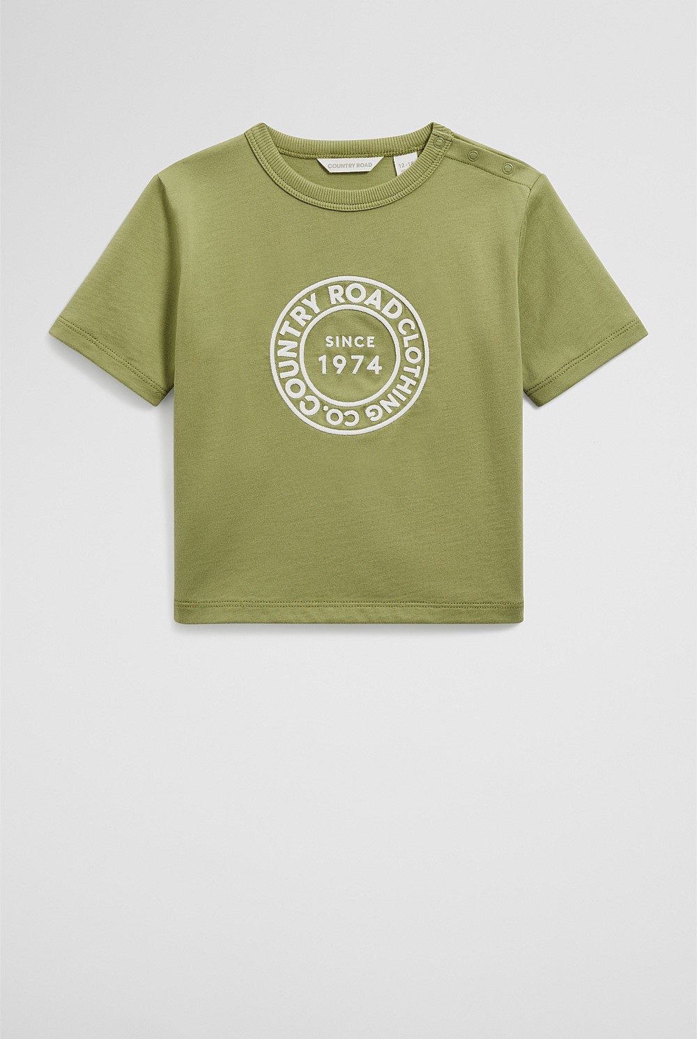 Australian Cotton Oversize Circle Logo T-Shirt