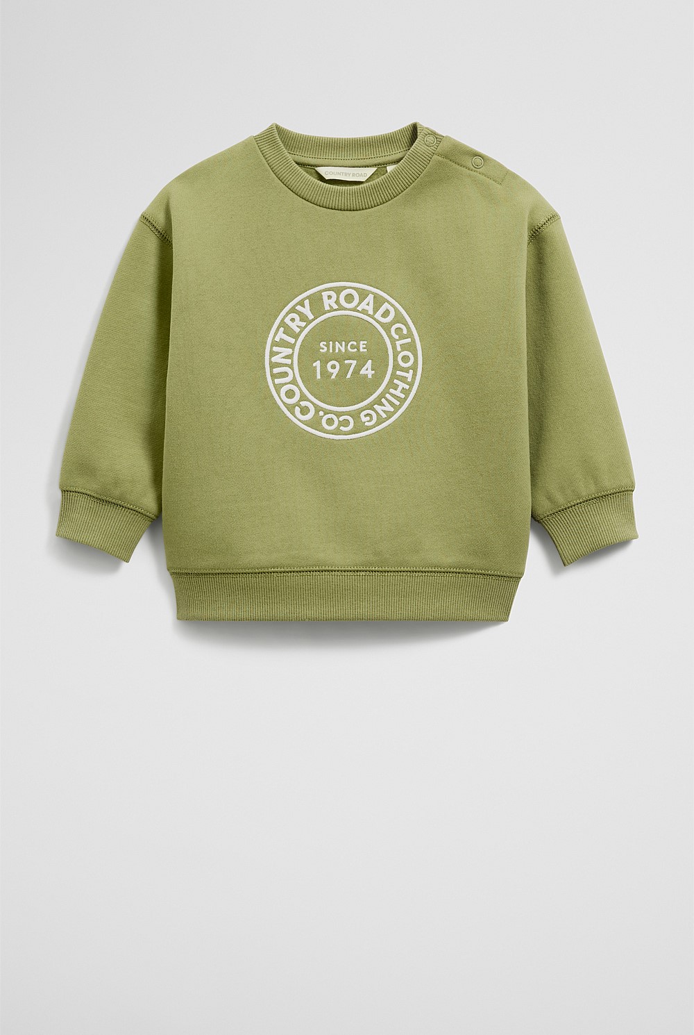 Australian Cotton Oversized Circle Logo Sweat