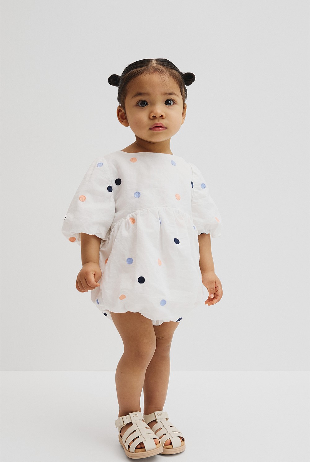 Puff Sleeve Romper