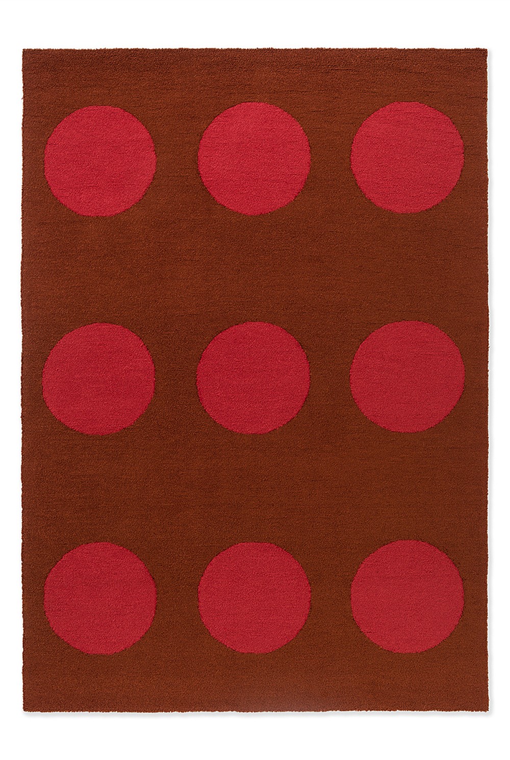 Habitat Festival Dots Red Outdoor Rug 200x140cm