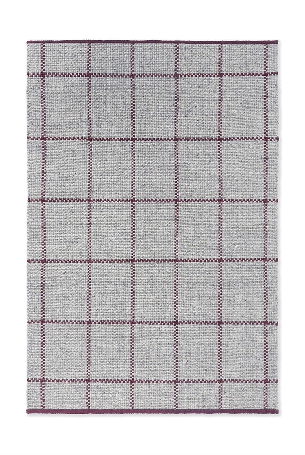 Craft Matter Check Ash Rug 230x160cm
