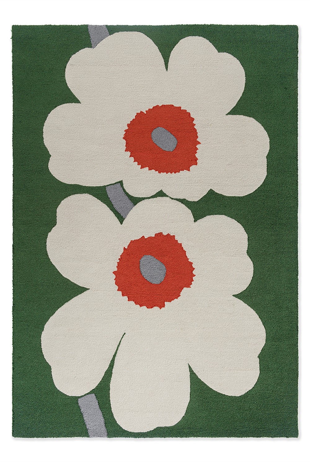 Unikko 60th Anniversary Green Rug 230x160cm