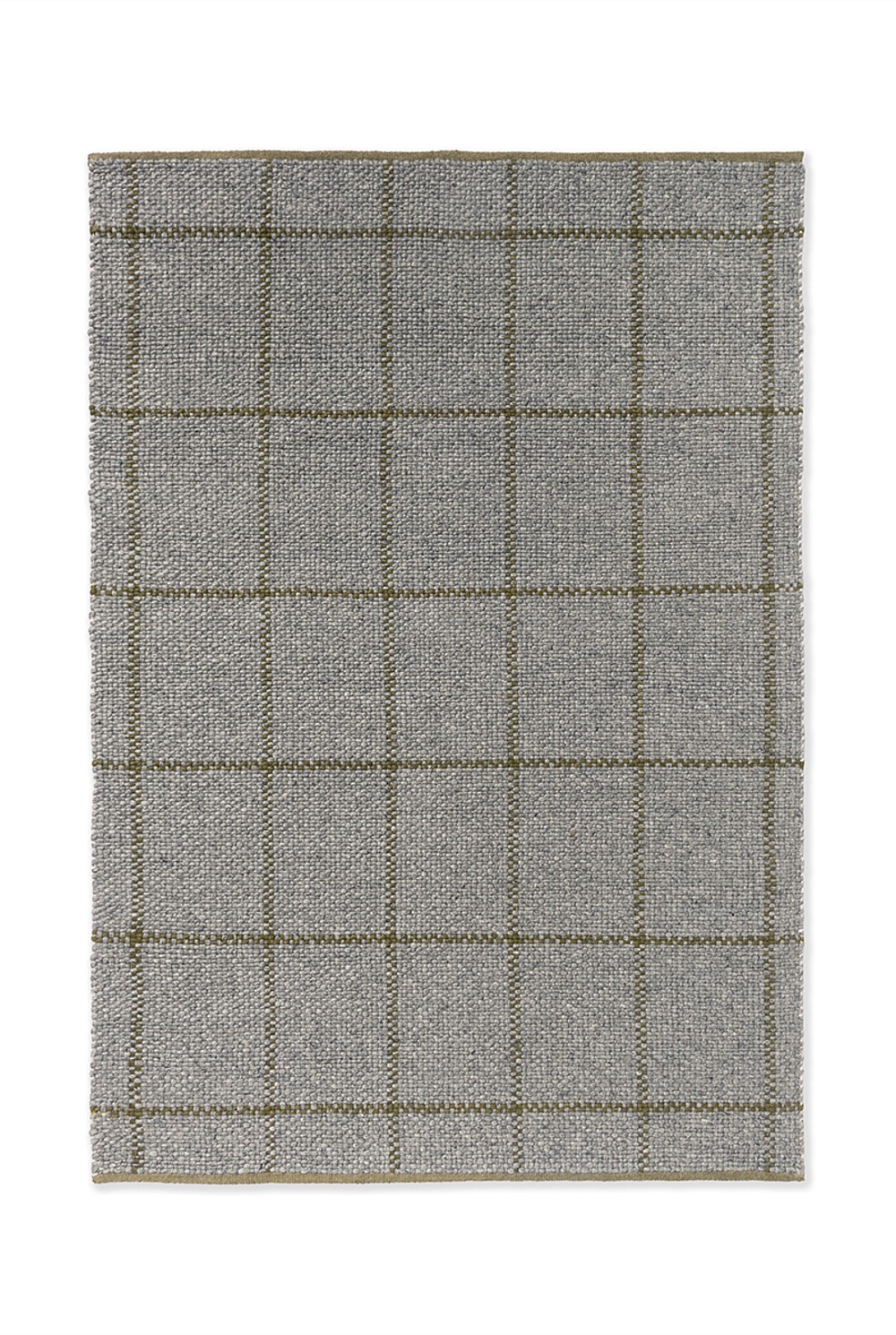 Craft Matter Check Slate Rug 230x160cm