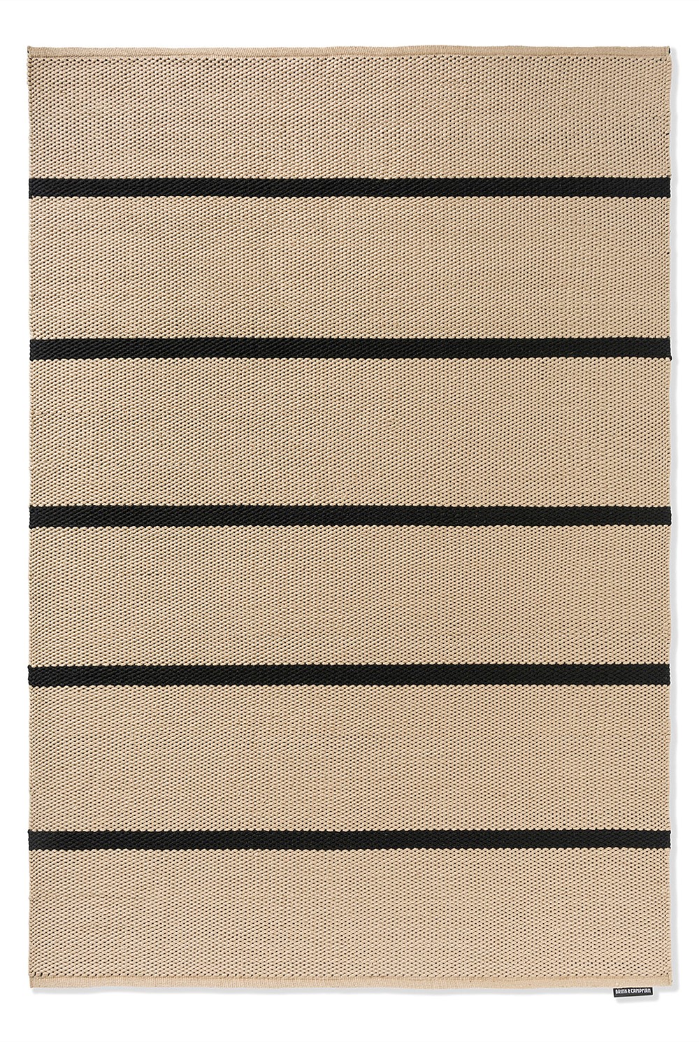 Deck Charcoal Black Outdoor Rug 230x160cm